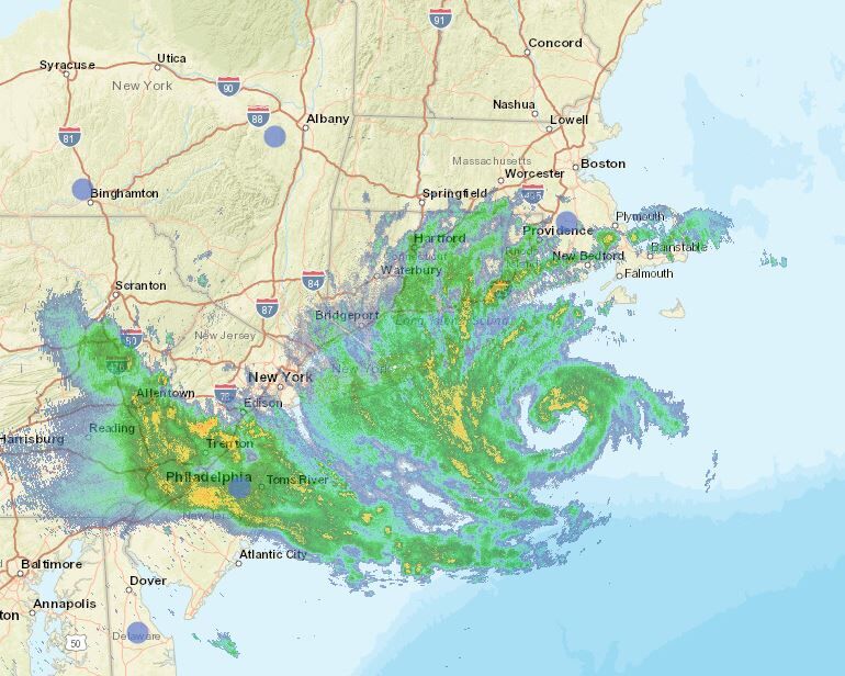 Henri making landfall in southern New England Sunday